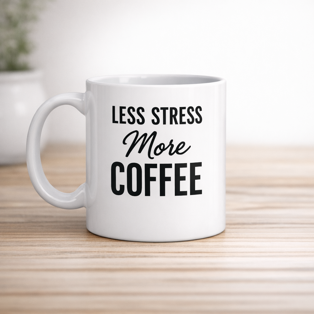 Classic Minimalist – Typography Coffee Mug